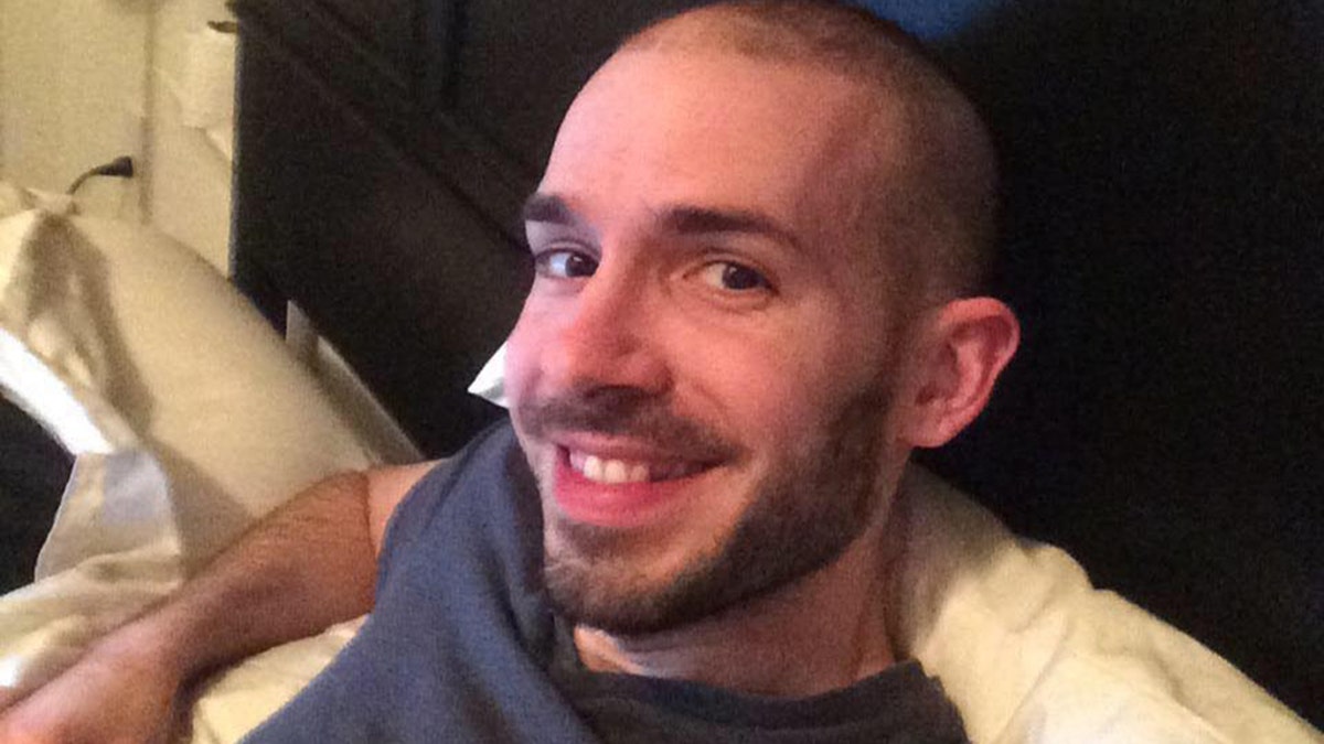 Laird, who is now healed, said he wants others diagnosed with SJS to be brave.