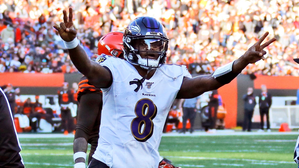 It took Lamar Jackson until his second seas to star for the Ravens. (AP Photo/Ron Schwane)