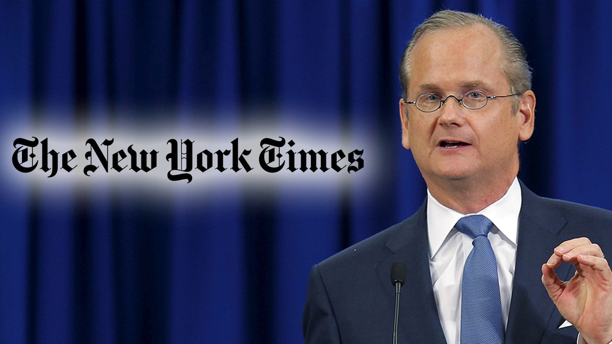 Lawrence Lessig, seen here in 2015, sued The New York Times for defamation.