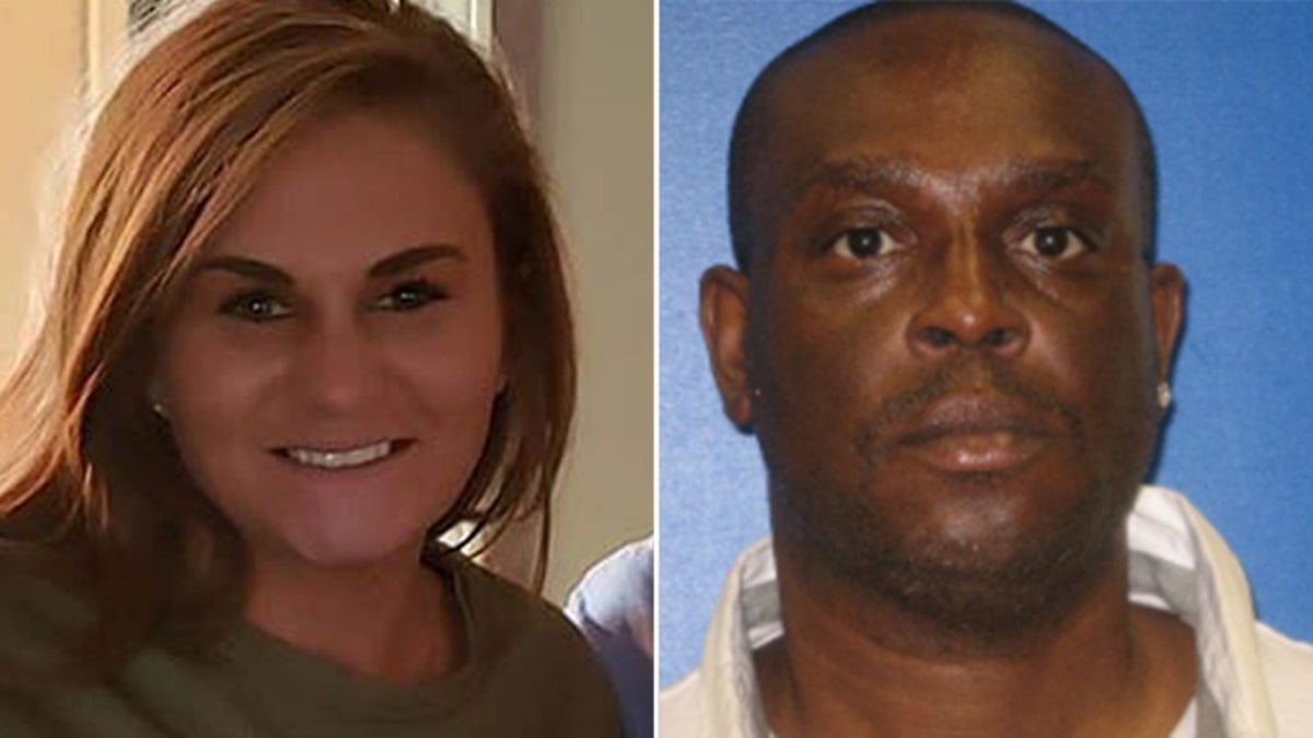 Frederick Hampton, 50, was wanted in the disappearance of Paighton Houston, left, last seen leaving a Birmingham, Ala., bar Dec. 30. Her body was found two weeks later.  