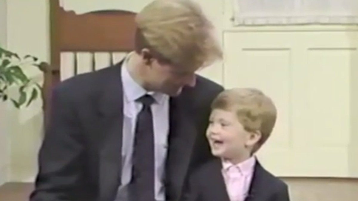 Peter Doocy as a young boy