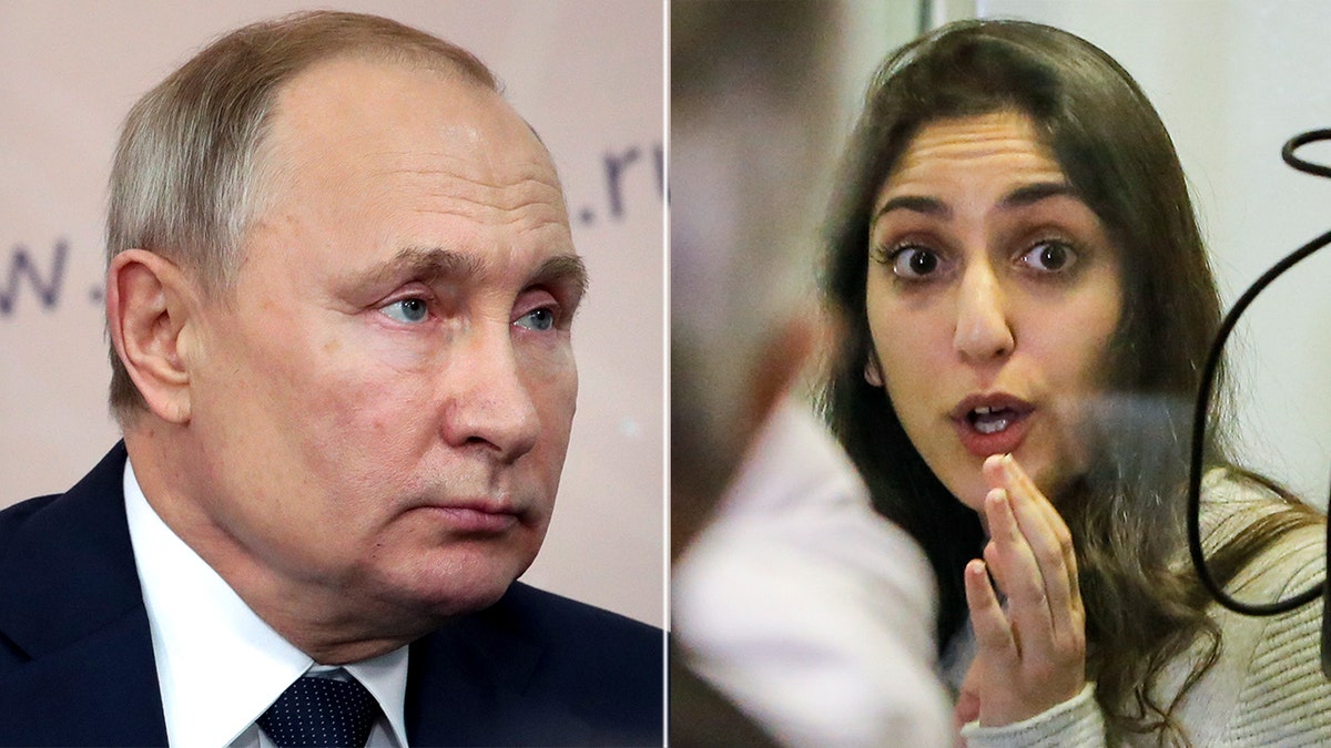 Russian President Vladimir Putin is meeting with the mother of Naama Issachar, an Israeli backpacker serving prison time in Russia on a drug conviction is appealing her case and says she was wasn't provided a translator or lawyer after being detained at a Moscow airport. 