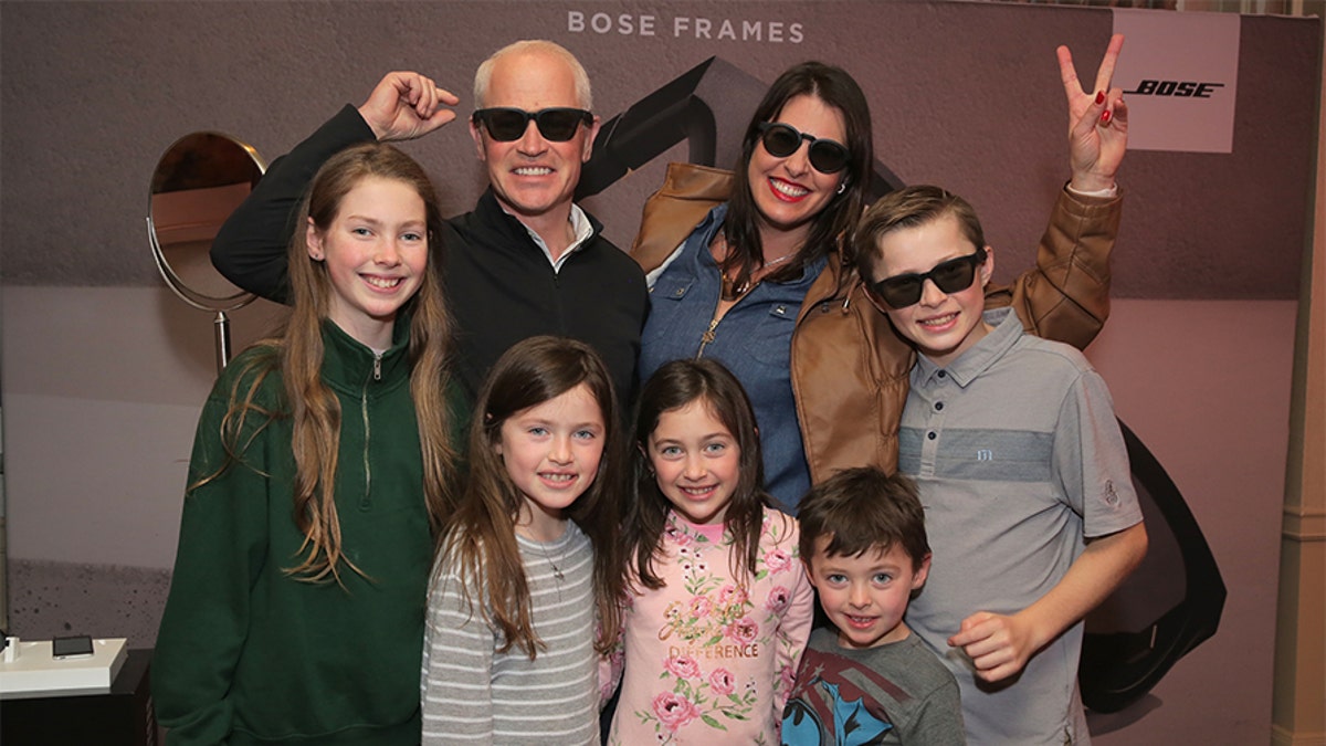 Neal McDonough and his family attend the HBO LUXURY LOUNGE Presented By Obliphica Professional - Day 2 on January 5, 2019, in Beverly Hills, California.