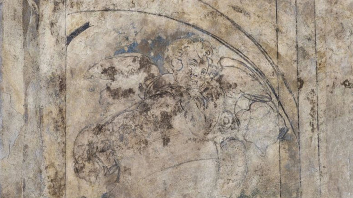 A detail from the mural, which is believed to be the work of Albrecht Dürer. (BDA/BDA Irene Dworak)