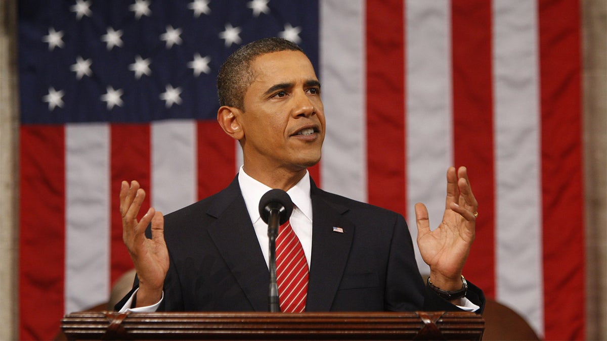 President Barack Obama speaks in 2009 about health care reform during a joint session of the U.S. Congress on Capitol Hill in Washington, D.C., U.S. (Photo by Jason Reed/Bloomberg via Getty Images)