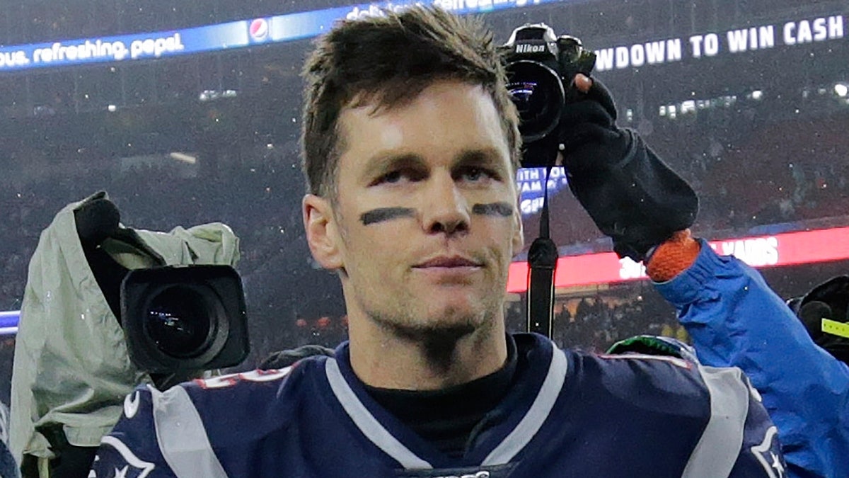New England Patriots quarterback Tom Brady leaves the field after losing an NFL wild-card playoff football game to the Tennessee Titans, Saturday, Jan. 4, 2020, in Foxborough, Mass. (AP Photo/Charles Krupa)