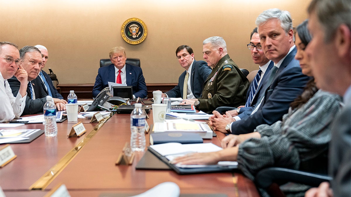 Donald Trump Mike Pence situation room