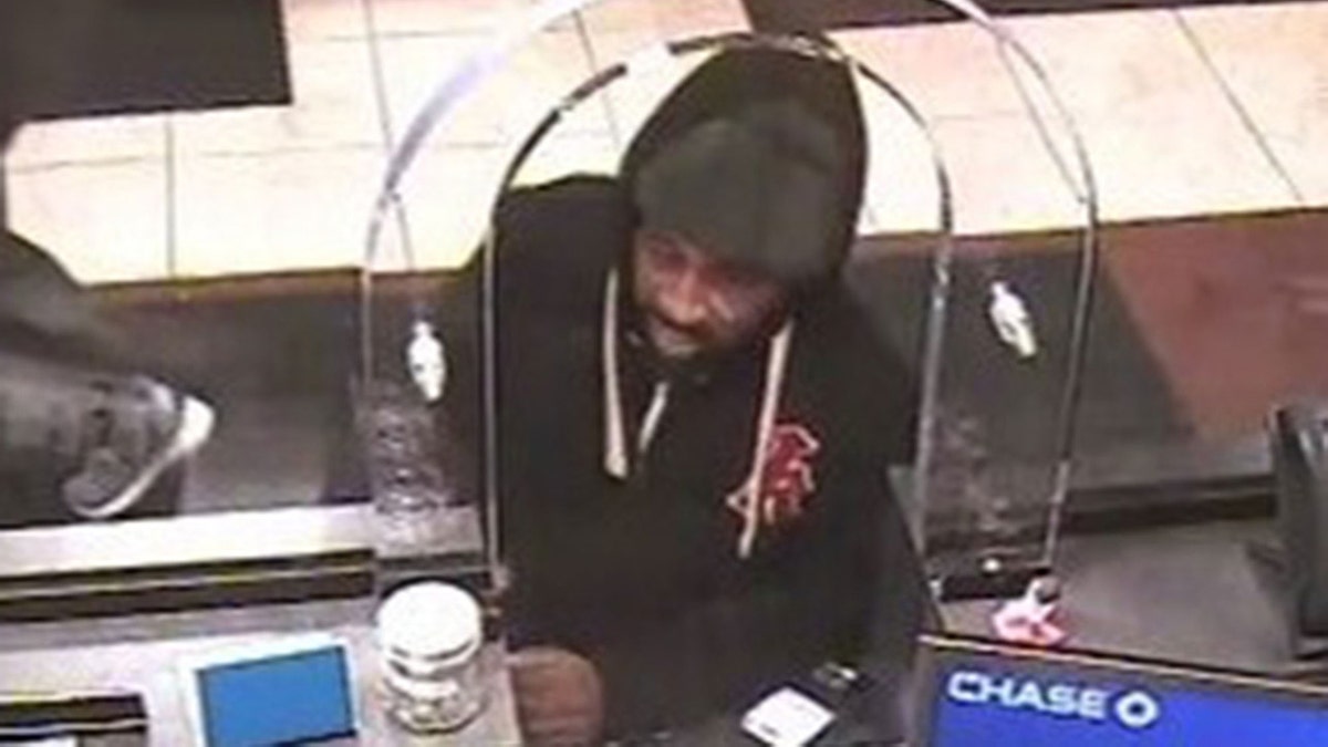 Cops have identified the person in this image as accused bank robber Gerod Woodberry, 42.