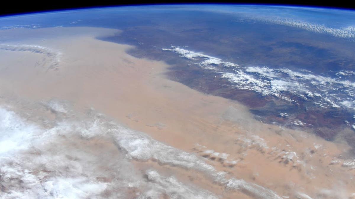 Smoke from the Australian wildfires can be seen in this image from NASA astronaut Christina Koch.