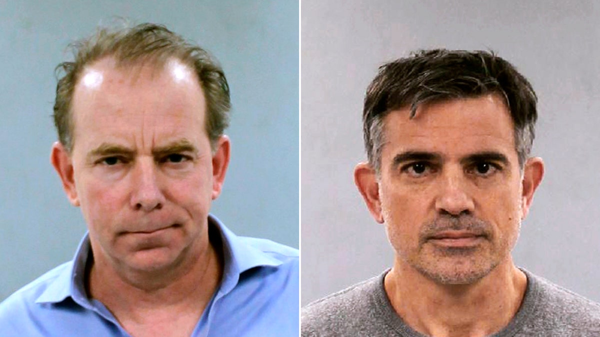 Kent Mawhinney, a 54-year-old practicing attorney from South Windsor (left), was arrested by Connecticut State Police Tuesday for conspiracy to commit murder in connection with the May 24 disappearance of Jennifer Dulos. Police said he was a a “close personal friend” of Fotis Dulos (right).