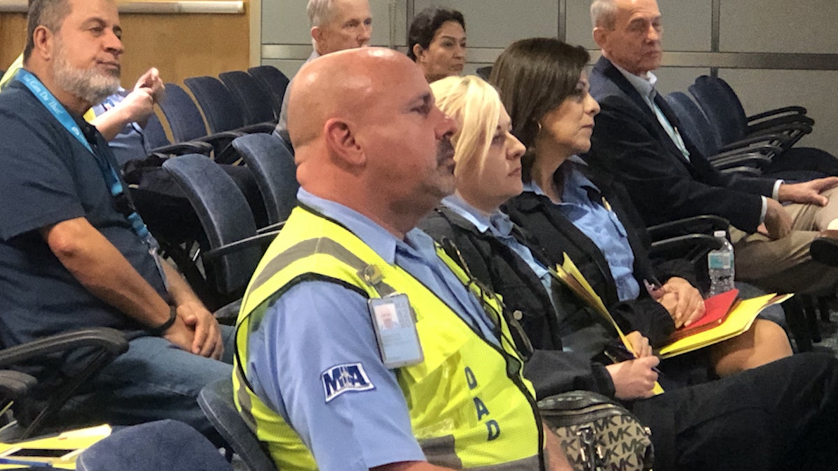 As a record 90,000 travelers pour out of the party city, over 600 airport employees are getting on board with the training at Miami International Airport.