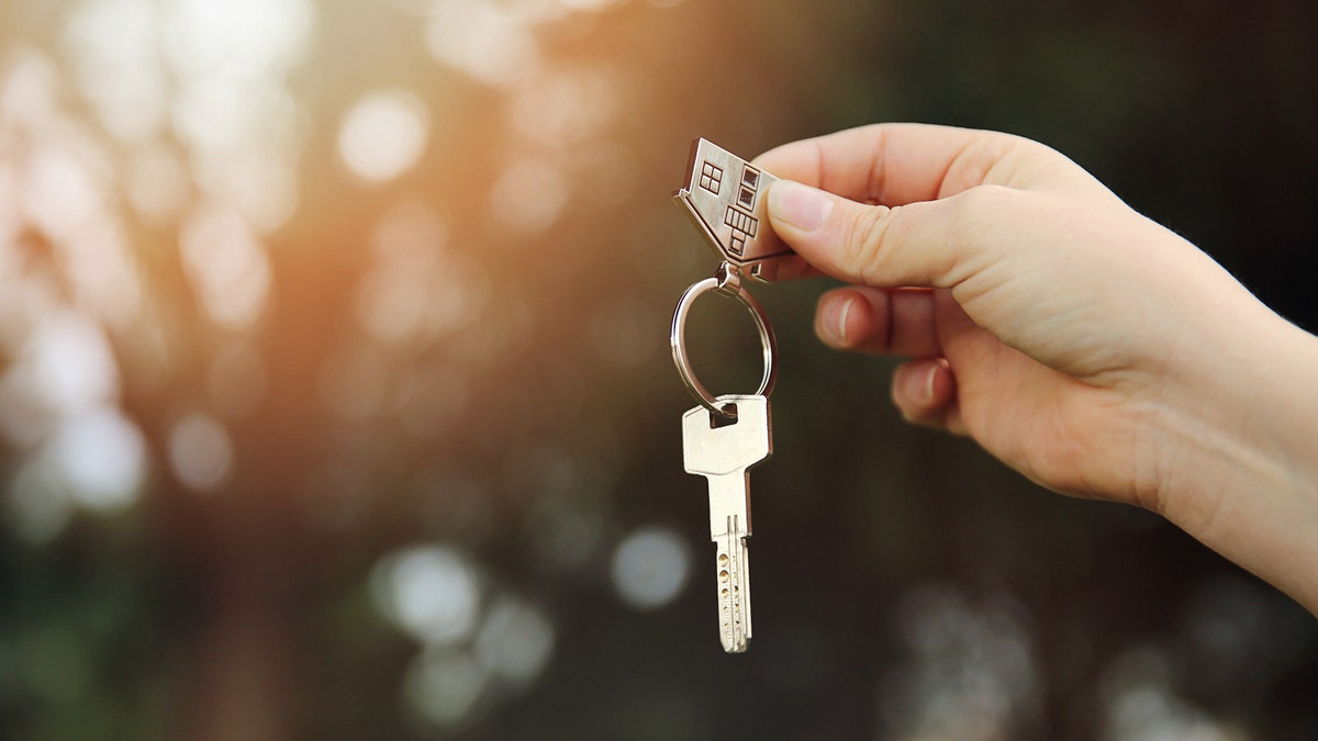 Hand with a set of keys