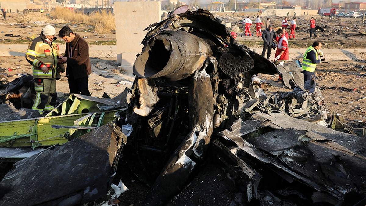 The crash happened shortly after the plane departed Tehran's airport Wednesday morning.