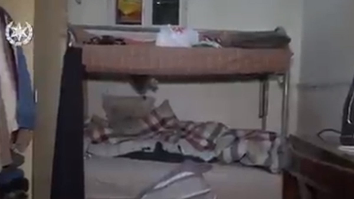 Israeli police have released footage showing the conditions inside the housing complex.