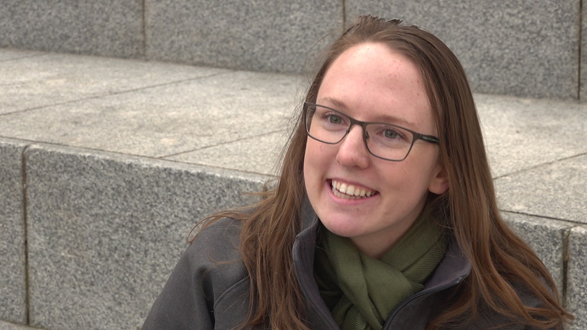 In Philadelphia, college student Jessica Anderson is running a satellite caucus on campus.