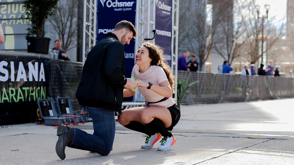 The LSU grad received an outpouring of support from her followers on social media when she posted snaps of the touching moment.<br>