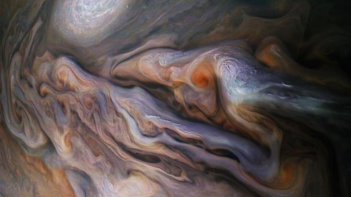 NASA's Juno captured the above image of Jupiter.