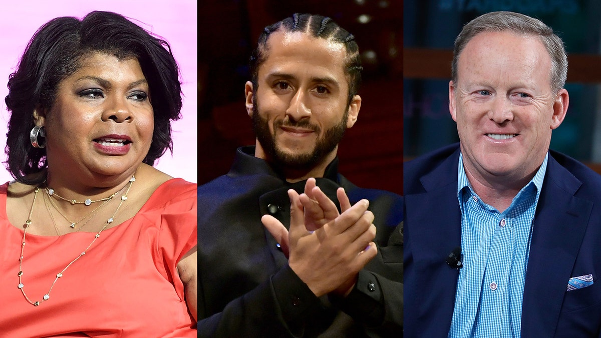CNN political analyst April Ryan defended Colin Kaepernick on Sunday when former Press Secretary Sean Spicer criticized his rhetoric.