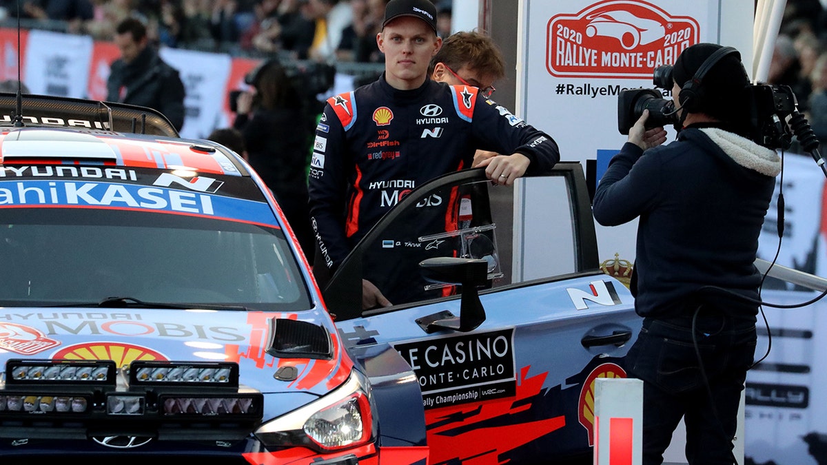 Tanak was competing in his first race for Hyundai.