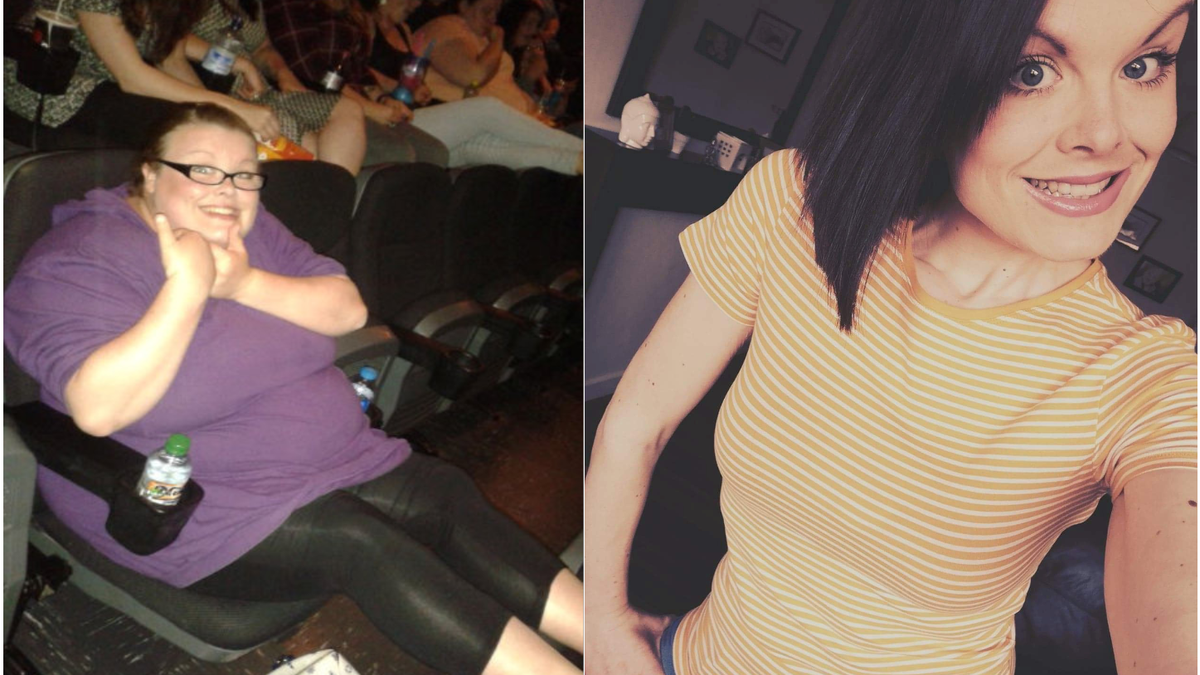 Mom sheds nearly 200 pounds after breaking roller coaster seat