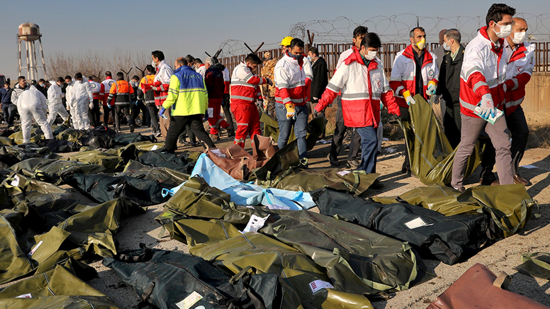 All 176 passengers and crew on board the plane died in the crash, officials said. (AP)