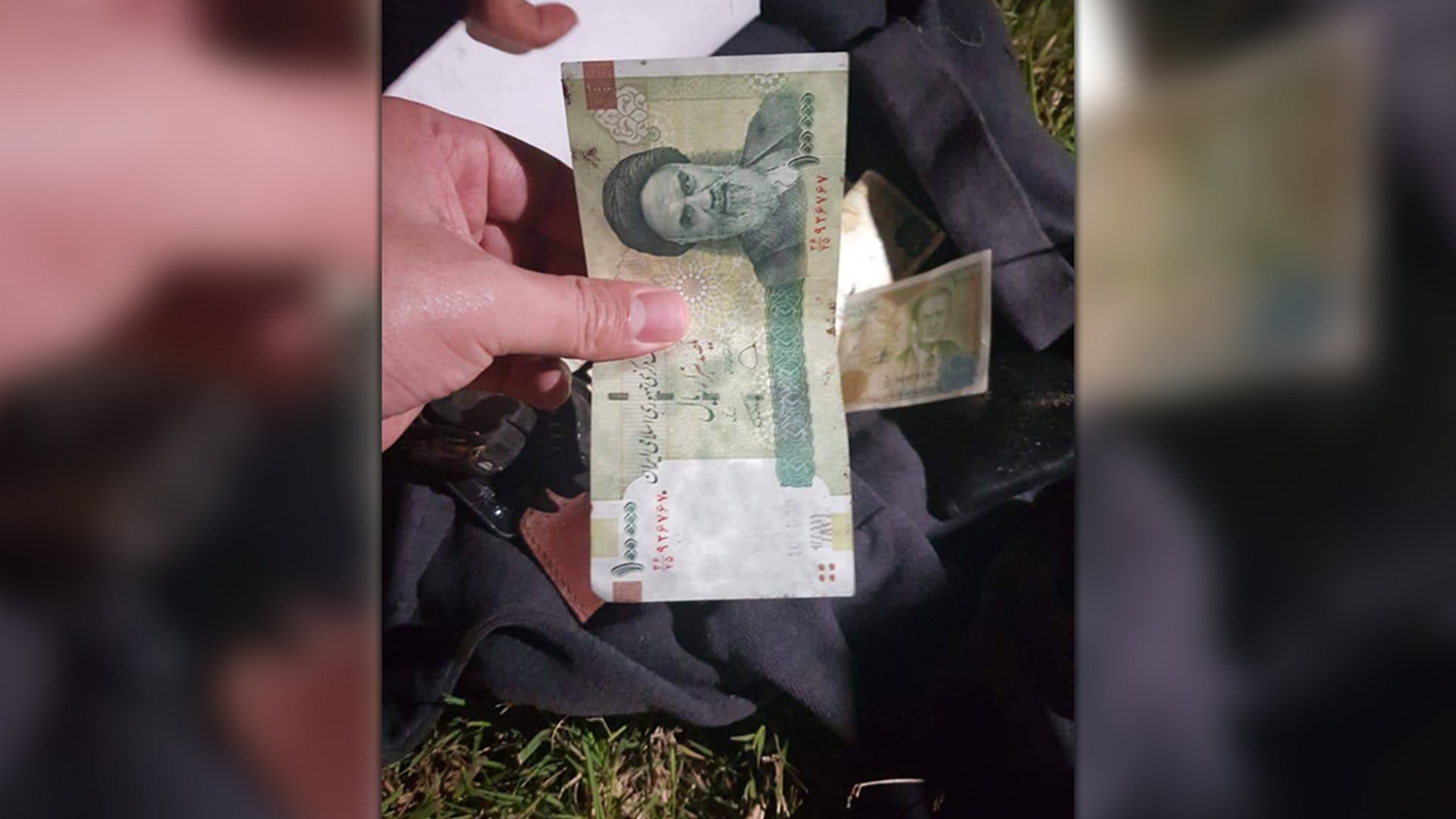 Other items included wads of cash.