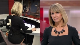 BBC host fixes dress with tape, clips after near on-camera wardrobe malfunction