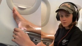 Passenger shamed for putting bare foot on someone else's armrest during flight