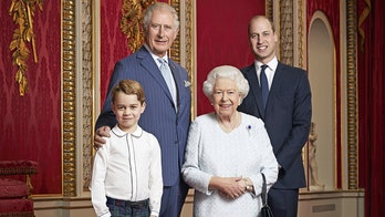 Queen Elizabeth, Prince Charles, Prince William, Prince George appear in rare, new portrait