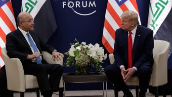 Trump meets with Iraq's president for 1st time since Soleimani strike