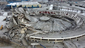 Worker dies when Russian stadium roof collapses