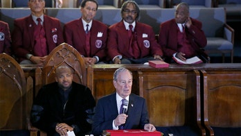 Bloomberg, in Oklahoma, pushes plan to fight racial income inequality