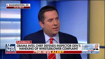Nunes slams IG probing Trump-Ukraine whistleblower case: 'Origins of this investigation are shady and don't make sense'