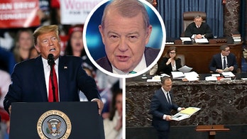 Varney highlights 'sharp contrast' as thousands gather for Trump rally amid impeachment battle