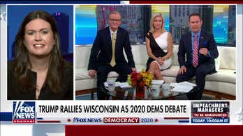 Sarah Sanders reacts to Iowa debate: It's 'like Double-A minor leagues going up against the World Series champion'
