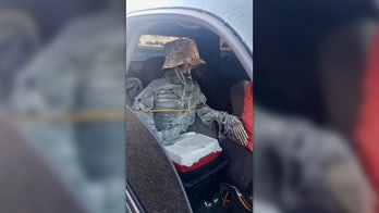 Arizona driver caught in HOV lane with skeleton riding shotgun