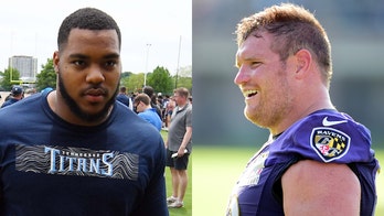 Ravens' Marshal Yanda accuses Titans' Jeffery Simmons of spitting in his face during playoff game