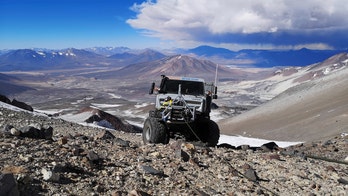 Mercedes-Benz truck climbs volcano to break high altitude driving record