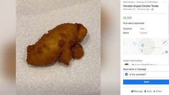 Manatee-shaped chicken tender for sale for $5,000 on Facebook: 'Must see to appreciate'