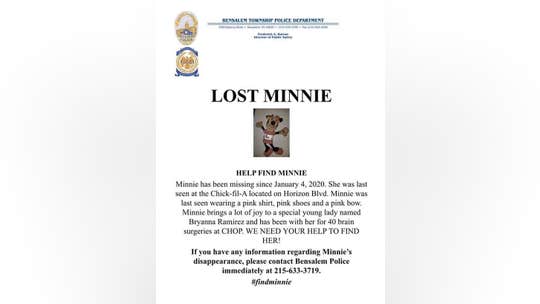 Pennsylvania girl reunited with Minnie Mouse doll that helped through 39 brain surgeries