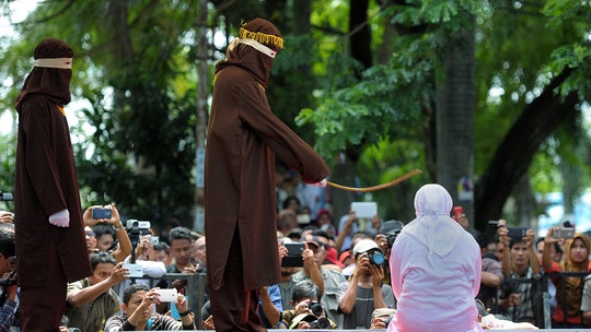 Female flogging force unveiled in Indonesia to publicly punish women who violate Sharia law