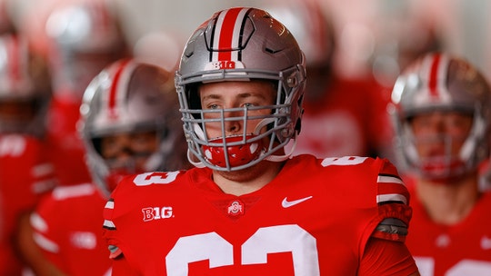 Ohio State offensive lineman bids farewell to school in hilarious NFL Draft declaration