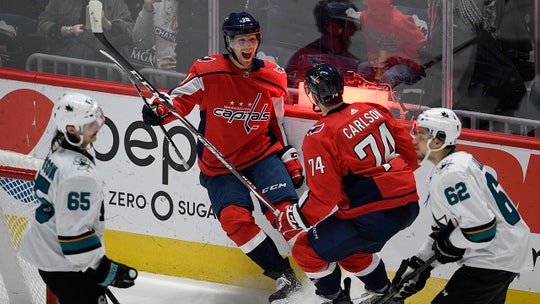 Eller's goal completes Capitals' stunning OT win over Sharks