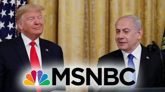 MSNBC downplays Trump's major Middle East peace plan, skips White House remarks to cover impeachment