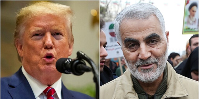 President Trump reportedly ordered the military strike last year that killed Iranian Gen. Qassem Soleimani in Iraq.