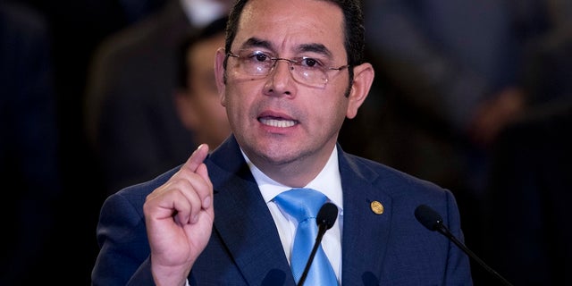 Outgoing Guatemalan President Jimmy Morales says his government has not agreed to receive Mexicans who had sought asylum in the United States. Morales, whose presidency ends next week, said that he had told U.S. officials that would have to be negotiated with his successor. (AP Photo/Moises Castillo, File)