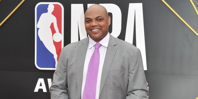 Charles Barkley arrives at the NBA Awards at the Barker Hangar in Santa Monica, Calif., on June 24, 2019.