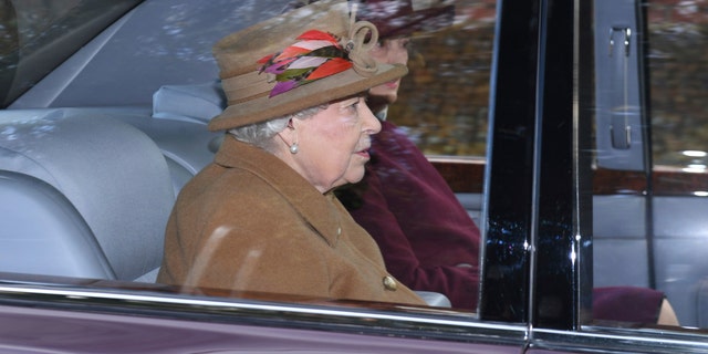 Britain's Queen Elizabeth II attended a morning church service at St. Mary Magdalene Church in Sandringham, England on Sunday, days after the monumental 'Megxit' rocked the palace.