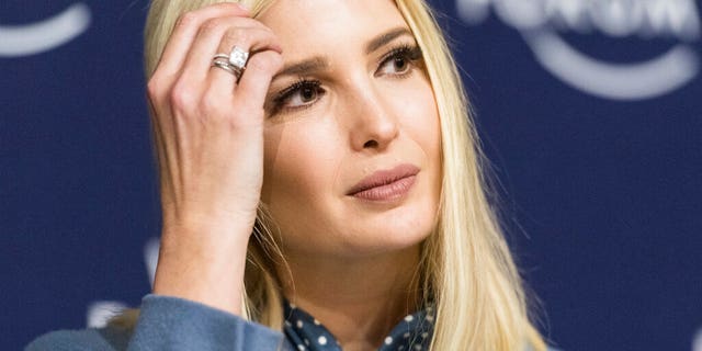 Ivanka Trump, senior adviser to U.S President Donald Trump, speaks during a press conference at the World Economic Forum in Davos, Switzerland.