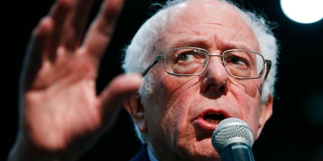 Democratic presidential candidate Sen. Bernie Sanders, I-Vt., speaks at a campaign rally Sunday, Jan. 26, 2020, in Sioux City, Iowa.